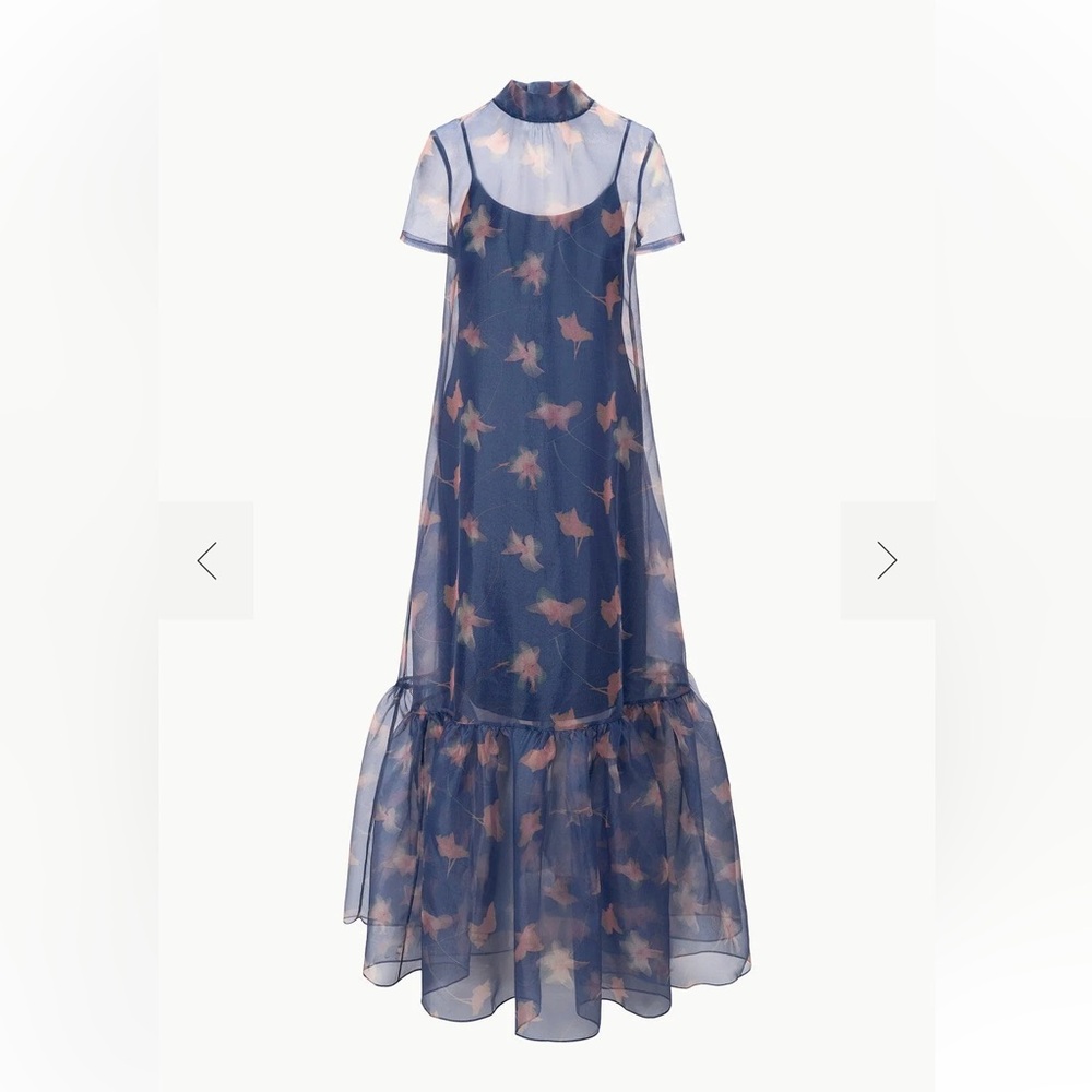 STAUD Calluna Dress Botanical Navy
